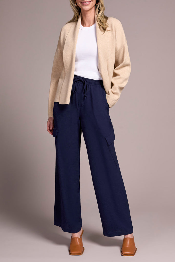 トップス POLYPLOID CARDIGAN C BROWN MELANGE CROPPED ALPACA-BLEND CARDIGAN - TAUPE MÉLANGE | COS US